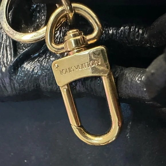 LOUIS VUITTON Petite Malle Bag Charm & Key Holder EUC​